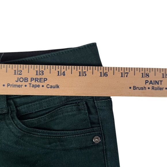 Democracy Ab Technology Stretchy Skinny Jeans Women 8 32x28 Forest Green - Picture 9 of 13